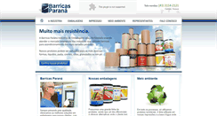 Desktop Screenshot of barricasparana.com.br
