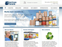 Tablet Screenshot of barricasparana.com.br